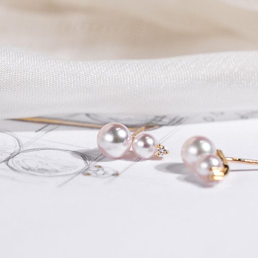 Duo Akoya Pearl Earrings