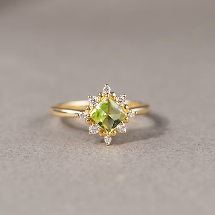 Stella Ring with Peridot
