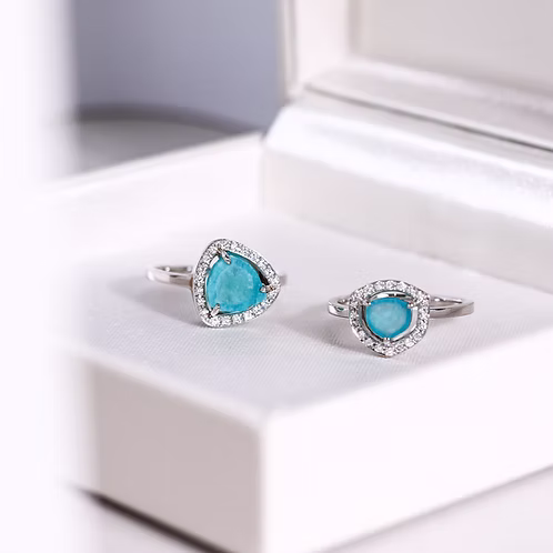 Paraiba Tourmaline Fatia Ring