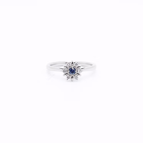 Ichirin Ring with Blue Sapphire