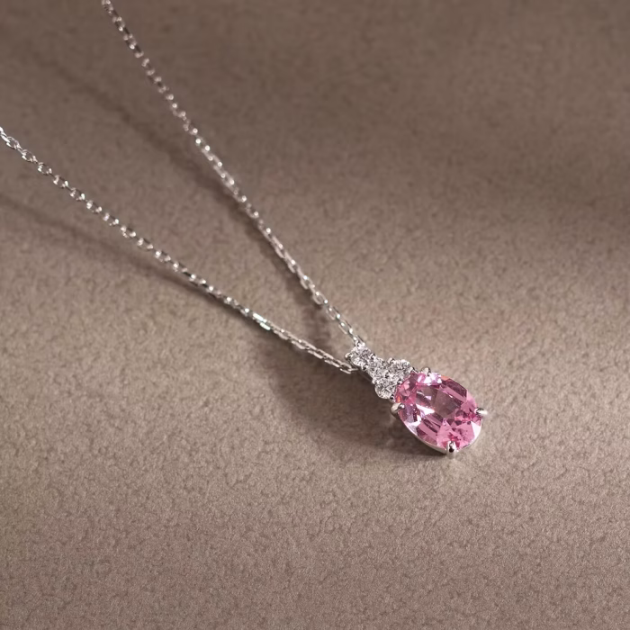 Light Pink Spinel Pendant