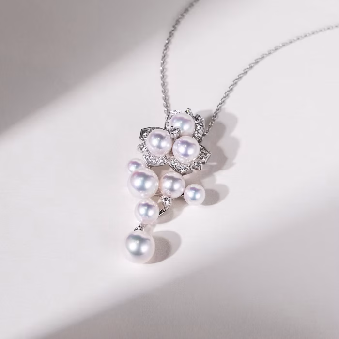 Sakura no Shizuku Akoya Pearl Necklace