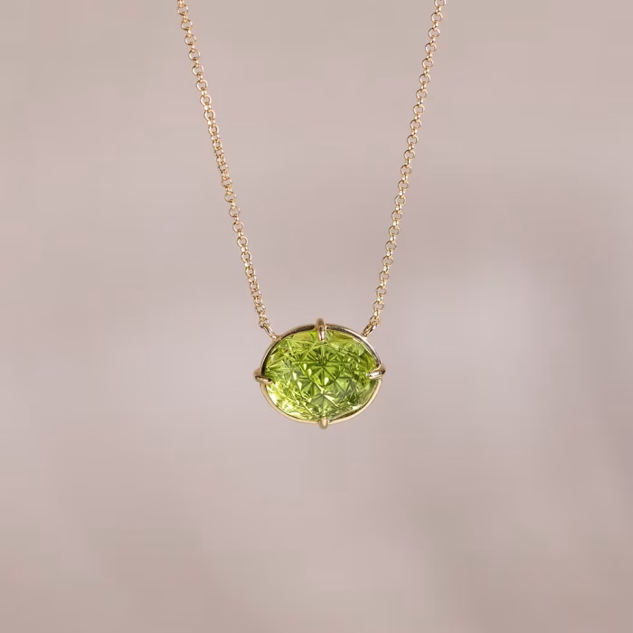Takumi Necklace with Peridot