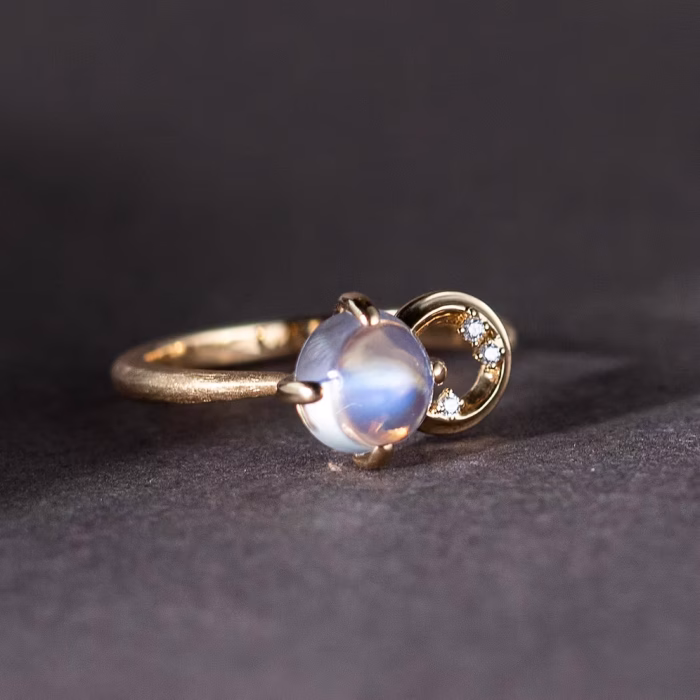 Umbra Moonstone Ring